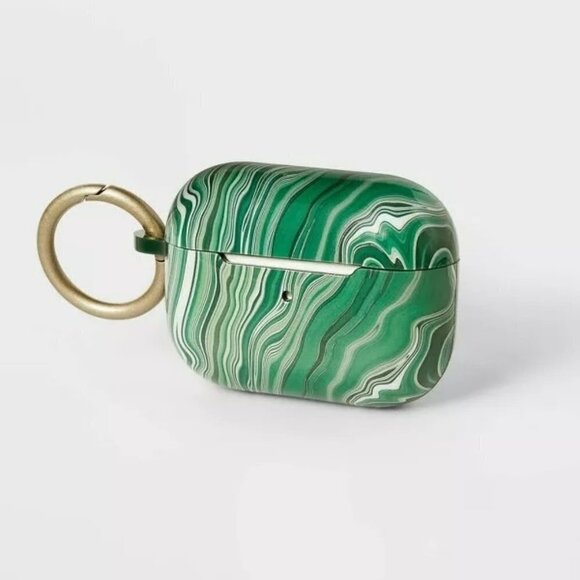 Apple AirPods Pro Hardshell Case with Clip | heyday™ | Jade Marble - Picture 8 of 8